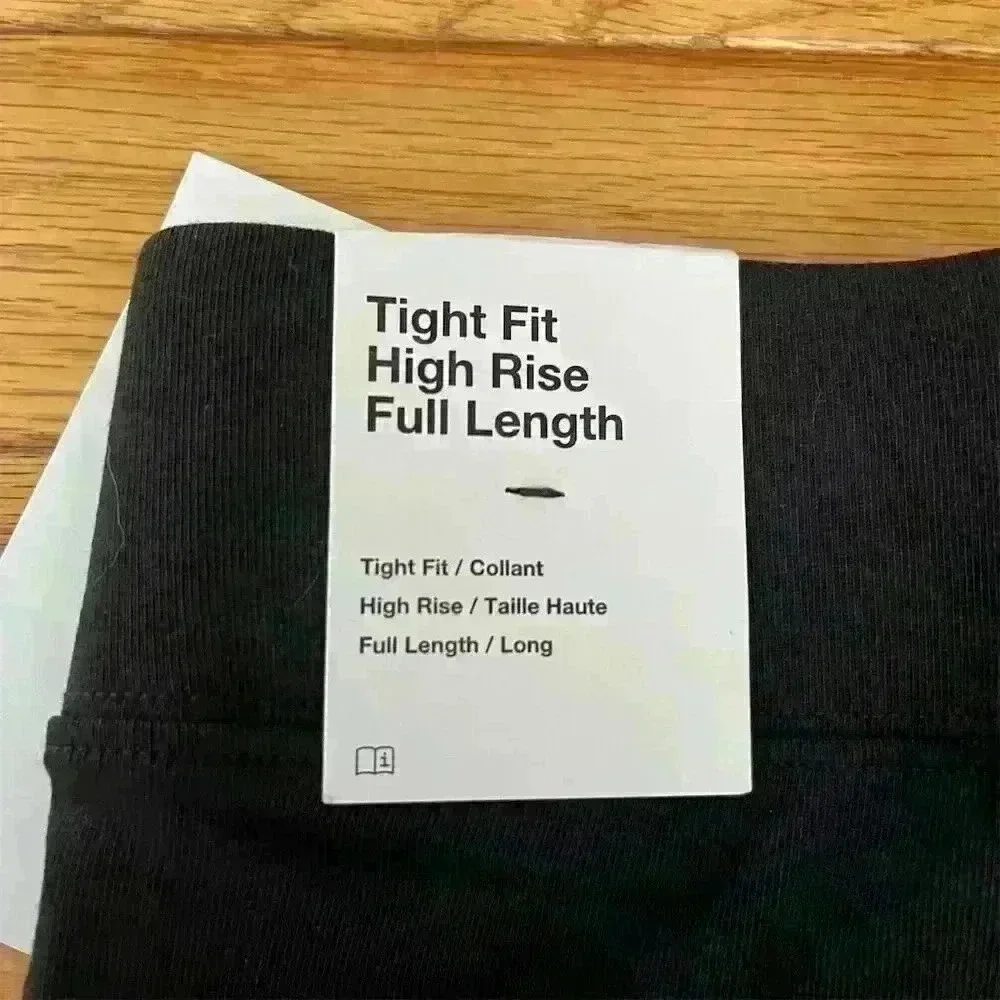 Nike Women's XS Black High Rise Full Length Leggings Activewear